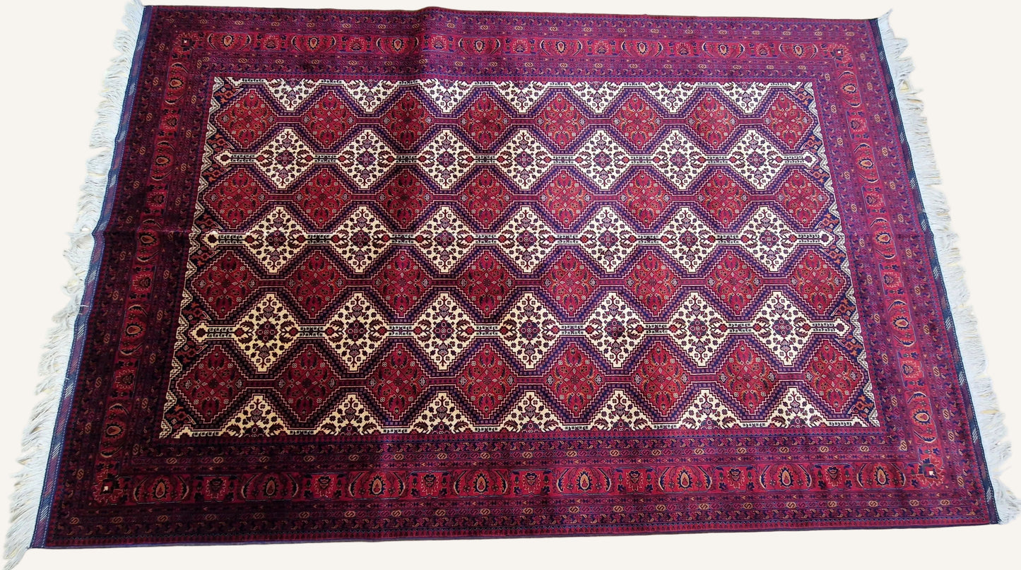 Yusuf Baie – Deep Red & Ivory
