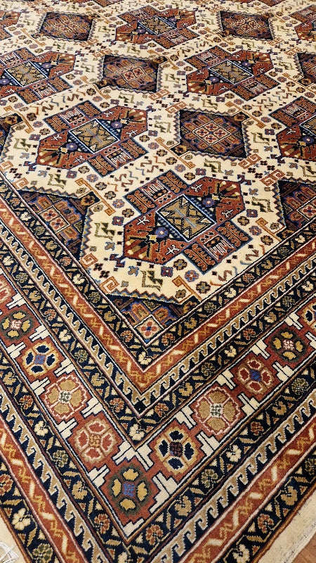 Shamaal Naqsha – Ivory & Walnut
