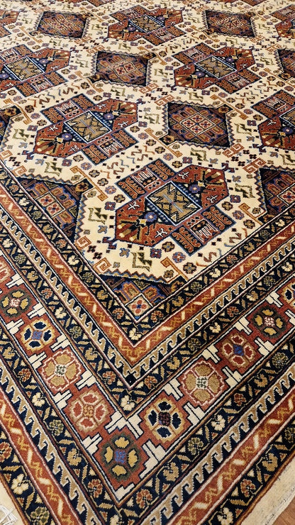 Shamaal Naqsha – Ivory & Walnut