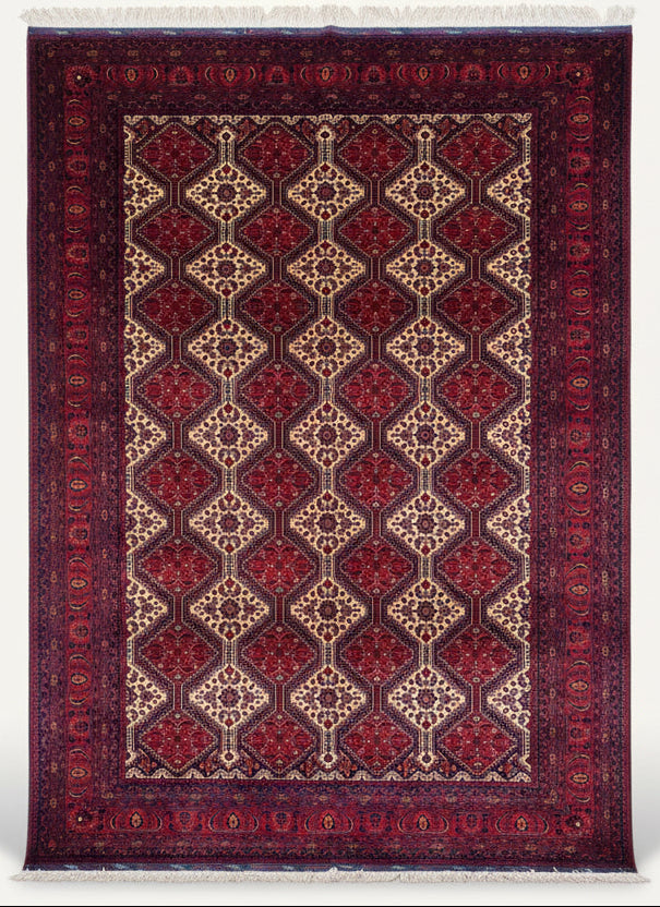 Yusuf Baie – Deep Red & Ivory