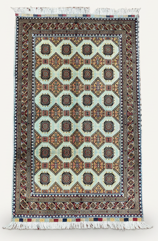 Saroqe Design – Light Turquoise and Gold