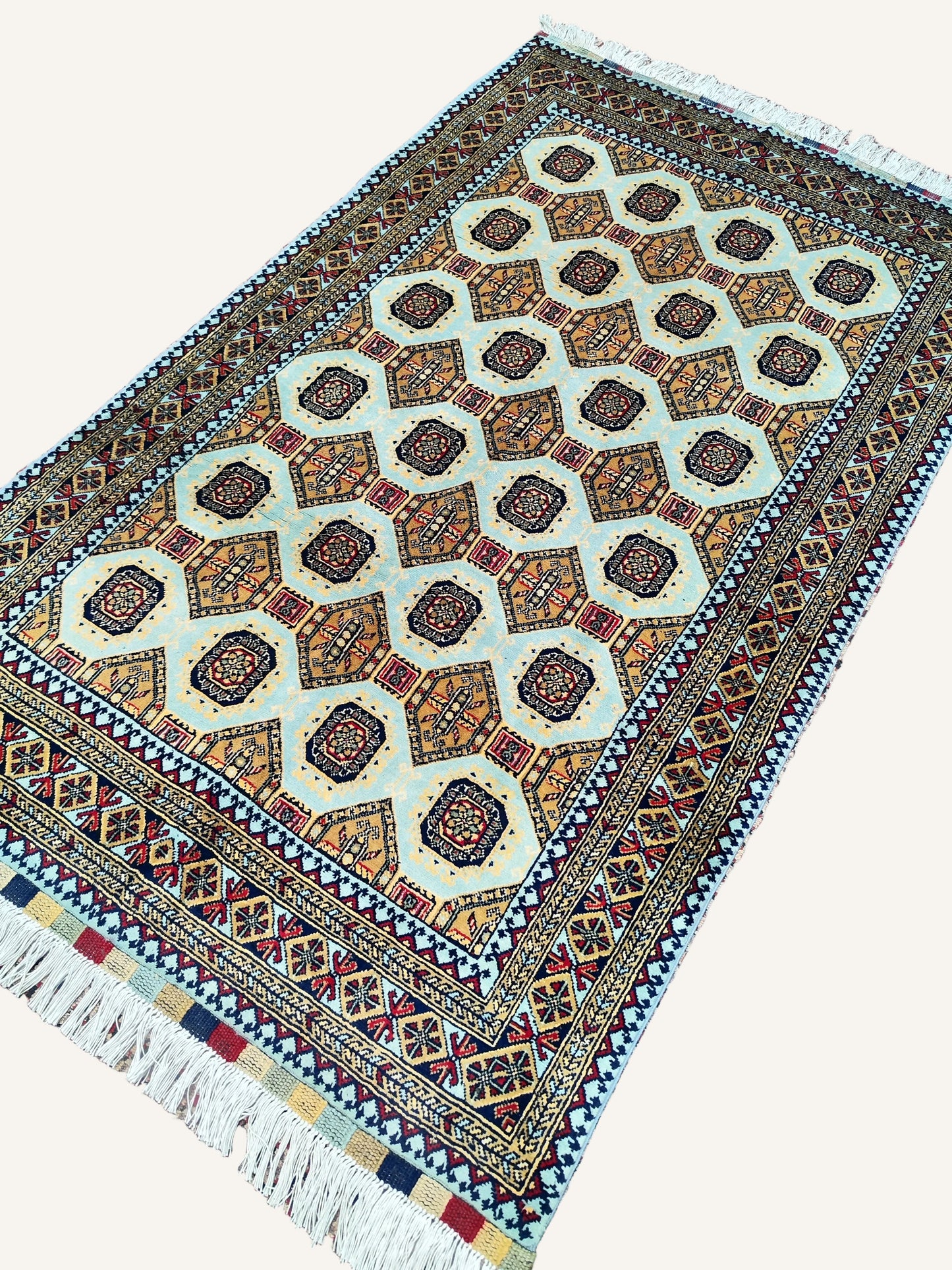 Saroqe Design – Light Turquoise and Gold