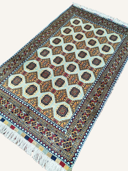 Saroqe Design – Light Turquoise and Gold