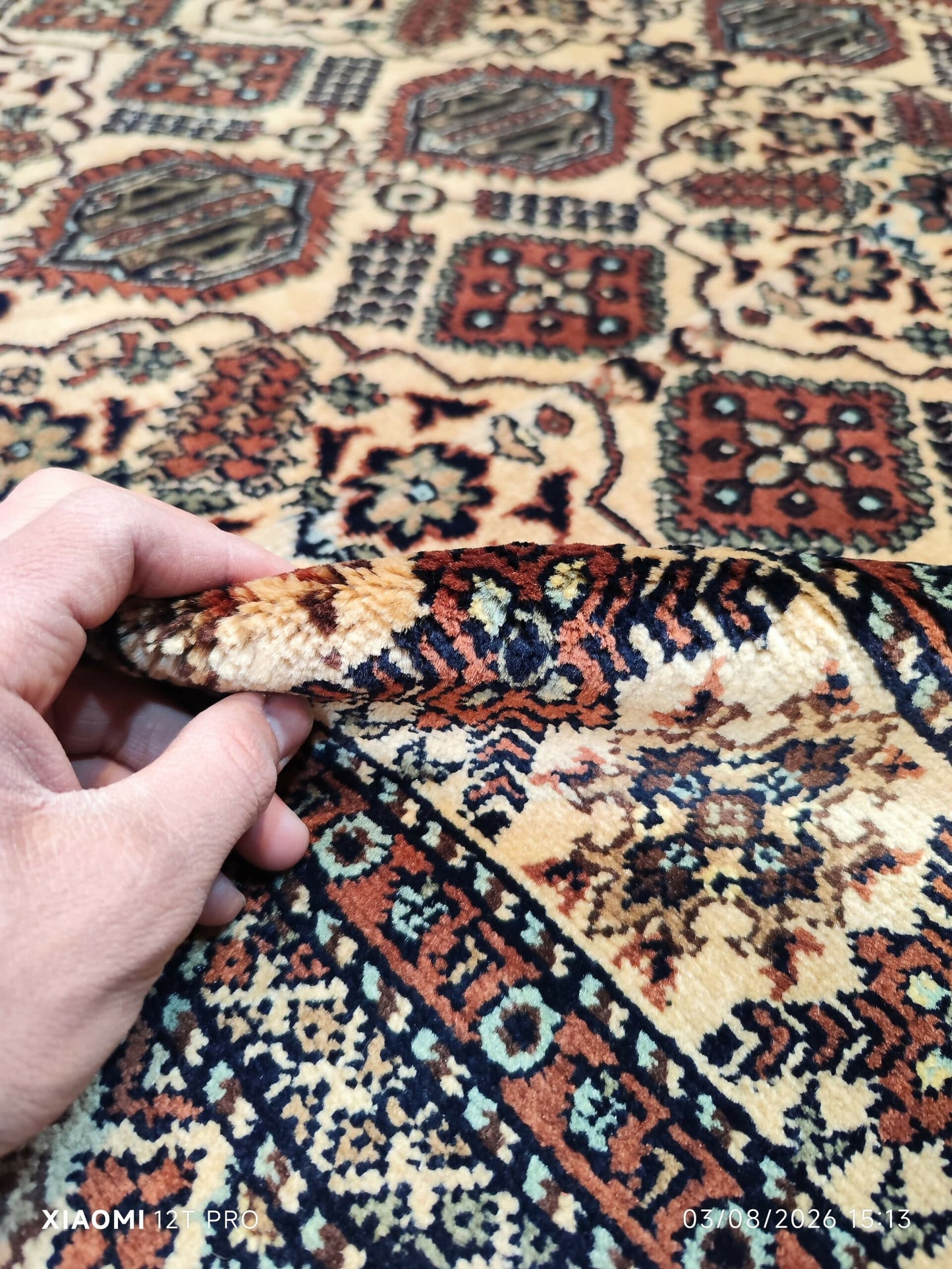 Silky Naqsha – Camel Ivory