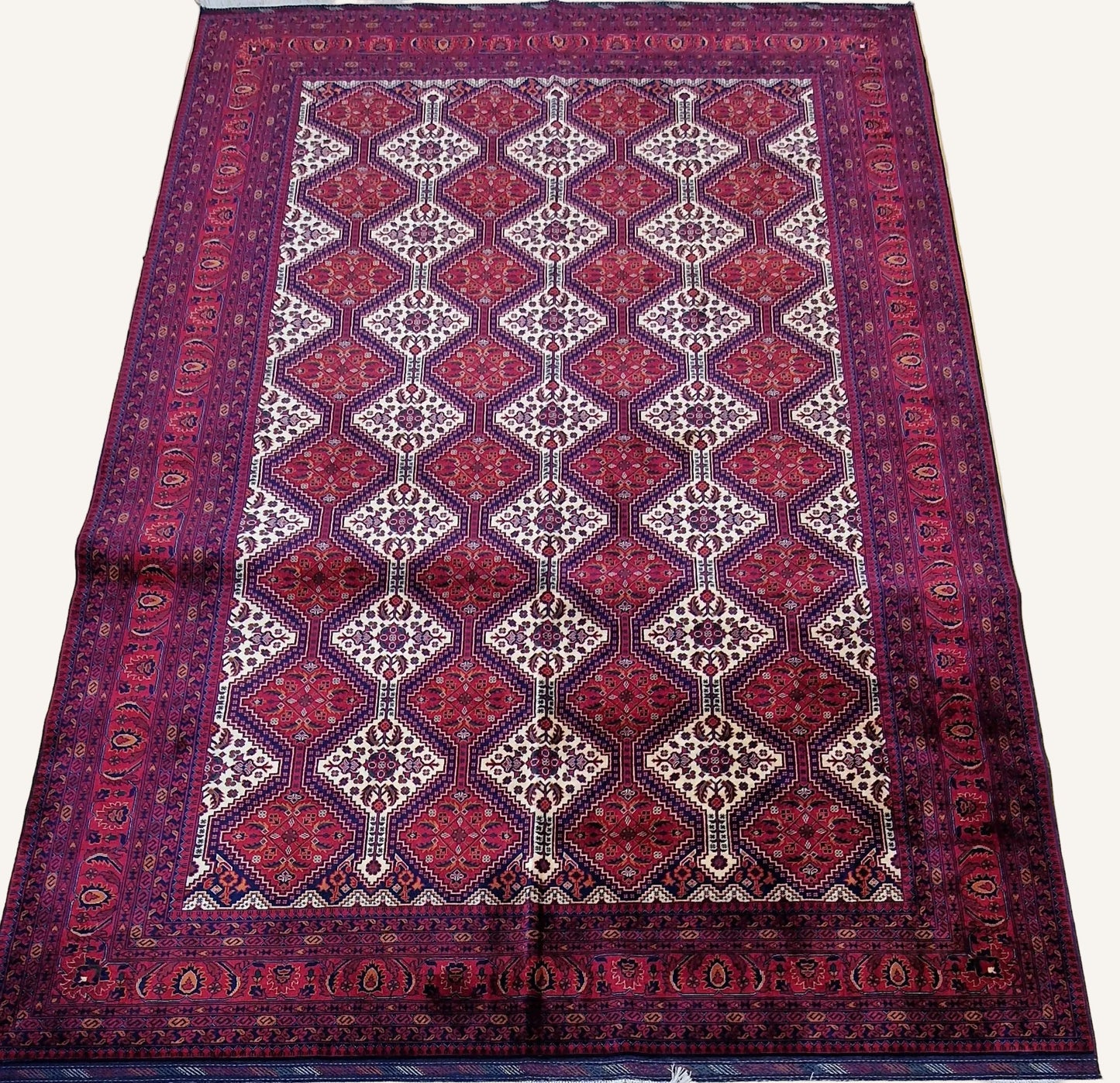 Yusuf Baie – Deep Red & Ivory