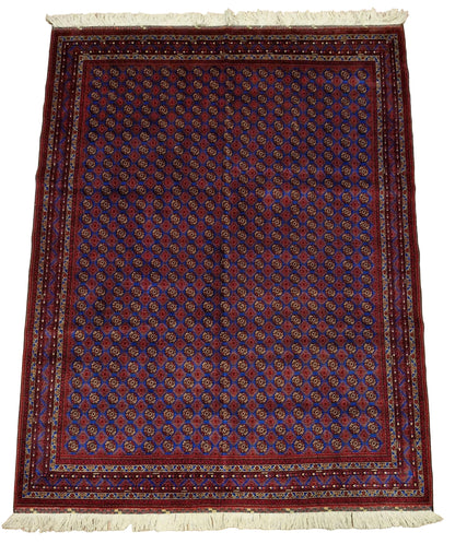 Khwaja Roshnai – Burgundy Red/Royal Blue Field