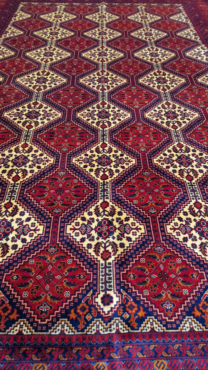 Yusuf Baie – Deep Red & Ivory