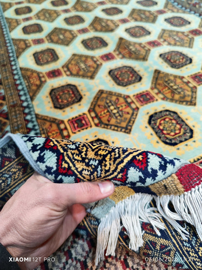 Saroqe Design – Light Turquoise and Gold