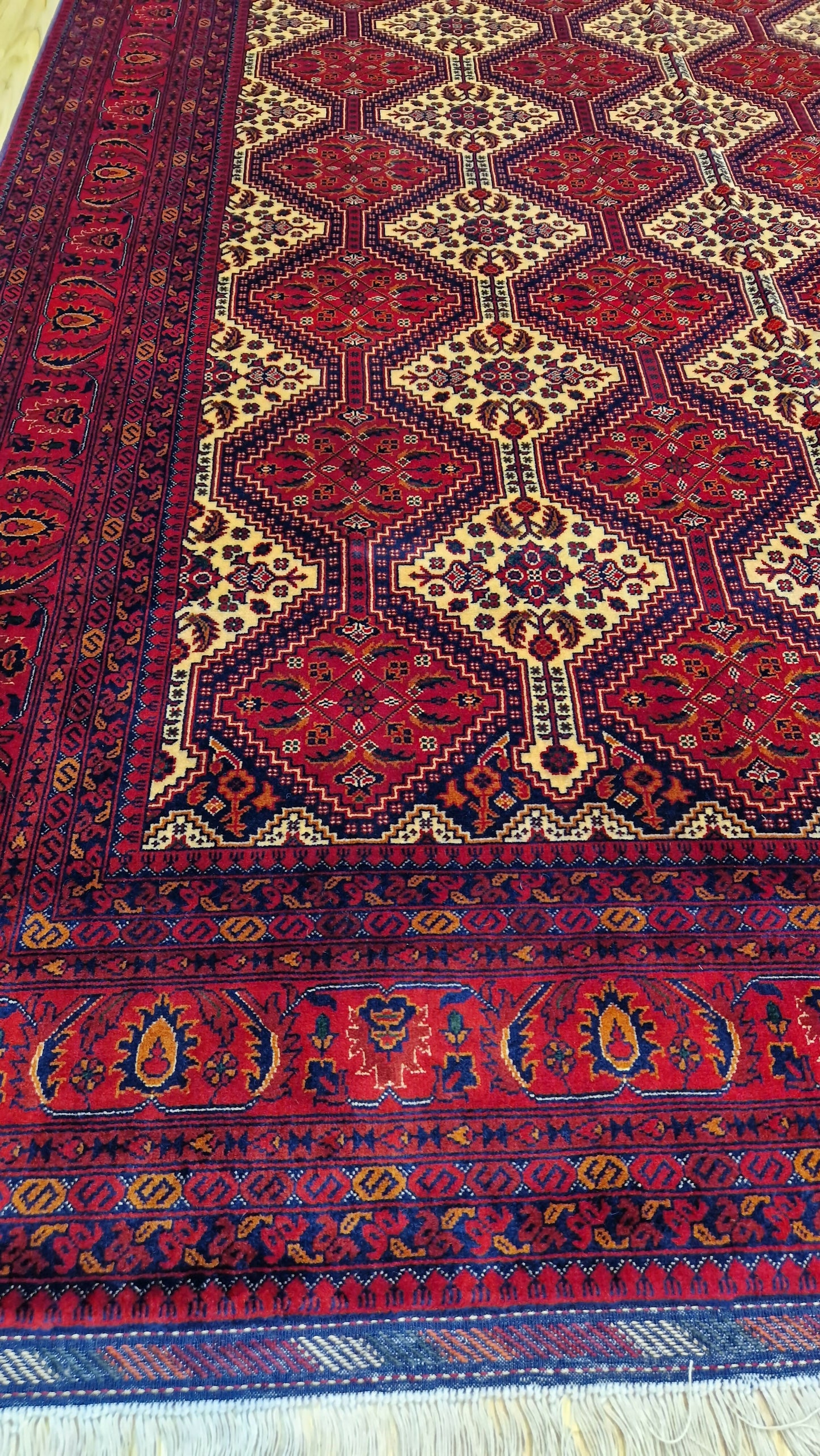 Yusuf Baie – Deep Red & Ivory