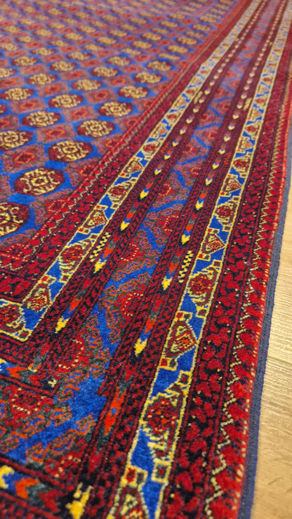 Khwaja Roshnai – Burgundy Red/Royal Blue Field