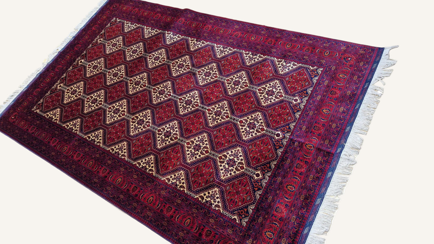 Yusuf Baie – Deep Red & Ivory